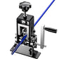 Manual Wire Stripping Machine, 0.06"-1" Wire Gauge Copper Wire Stripper, Drill Powered & Hand Crank Dual-Drive Cable Stripping Tool with Tungsten Blade, Wire Peeler for Scrap Copper Recycling