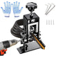 Manual Wire Stripping Machine, 0.06"-1" Wire Gauge Copper Wire Stripper, Drill Powered & Hand Crank Dual-Drive Cable Stripping Tool with Tungsten Blade, Wire Peeler for Scrap Copper Recycling