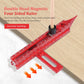 4 Sided Scribing Tool, Aluminum Alloy 4 Sided Scale Guiding Ruler, Leveling Ruler with Magnetic Base, Multi-Purpose Woodworking Marking Tool for DIY, Woodworking, Carpentry