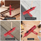 4 Sided Scribing Tool, Aluminum Alloy 4 Sided Scale Guiding Ruler, Leveling Ruler with Magnetic Base, Multi-Purpose Woodworking Marking Tool for DIY, Woodworking, Carpentry
