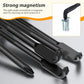 3Pcs Right Angle Offset Screwdriver Set - L Type 90 Degree Double End Screwdriver, 15mm Elbow Design, Low Profile Magnetic Offset Screwdriver for Tight Narrow Space