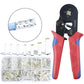 1100-Piece EN Tubular Bare Terminals and Crimping Pliers Set