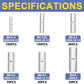 420PCS Non-Insulated Butt Connectors Kit - 6 Sizes BN0.5 to BN8