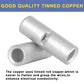 420PCS Non-Insulated Butt Connectors Kit - 6 Sizes BN0.5 to BN8