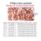 GT250pcs Copper Tube Terminals, Connecting Tubes, Wiring Terminals, Pliers Set