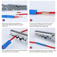 GT250pcs Copper Tube Terminals, Connecting Tubes, Wiring Terminals, Pliers Set