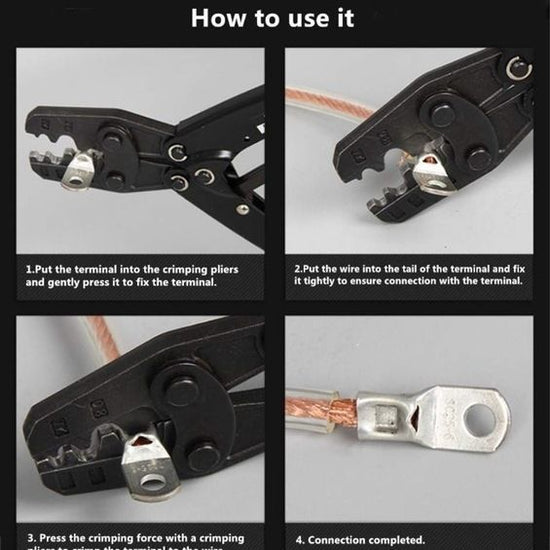 70pcs SC Series Crimp Terminals, Open Barrel Wire Lugs, Boxed Bare Copper Connectors