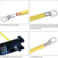70pcs SC Series Crimp Terminals, Open Barrel Wire Lugs, Boxed Bare Copper Connectors