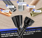 Deburring Tool Set, 2PCS External Chamfer Tool with Tungsten Carbide Blade, Bolt Deburring & Thread Repair for 1/8"-1" (3-25mm) Metal, Hex Shank Burr Removal Tool