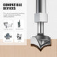 4PCS Point Cutting Round Over Bit Set With 1/4" Shank Carbide Router Bits for Woodworking Carving Cutting Diameter:1/2",5/8",3/4",7/8"