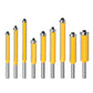 4 Pcs Profession Flush Trim Router Bit Set Bearing 8mm Shaft 12.7mm For Edging Copying Woodworking Plywood Trimming Flush Trim Cutter With Closed Bearing