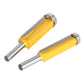 4 Pcs Profession Flush Trim Router Bit Set Bearing 8mm Shaft 12.7mm For Edging Copying Woodworking Plywood Trimming Flush Trim Cutter With Closed Bearing