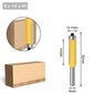 4 Pcs Profession Flush Trim Router Bit Set Bearing 8mm Shaft 12.7mm For Edging Copying Woodworking Plywood Trimming Flush Trim Cutter With Closed Bearing