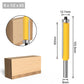 4 Pcs Profession Flush Trim Router Bit Set Bearing 8mm Shaft 12.7mm For Edging Copying Woodworking Plywood Trimming Flush Trim Cutter With Closed Bearing