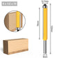 4 Pcs Profession Flush Trim Router Bit Set Bearing 8mm Shaft 12.7mm For Edging Copying Woodworking Plywood Trimming Flush Trim Cutter With Closed Bearing