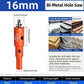 16mm Bi-Metal M42 High Speed Steel Hole Saw | with Pilot Drill Bit, Smooth Cutting Edge for PVC, Drywall, Wood, Plastic, Gypsum Board, Rubber, Thin Metal