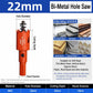 22mm Bi-Metal M42 High Speed Steel Hole Saw | with Pilot Drill Bit, Smooth Cutting Edge for PVC, Drywall, Wood, Plastic, Gypsum Board, Rubber, Thin Metal