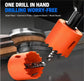 22mm Bi-Metal M42 High Speed Steel Hole Saw | with Pilot Drill Bit, Smooth Cutting Edge for PVC, Drywall, Wood, Plastic, Gypsum Board, Rubber, Thin Metal
