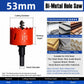 53mm Bi-Metal M42 High Speed Steel Hole Saw | with Pilot Drill Bit, Smooth Cutting Edge for PVC, Drywall, Wood, Plastic, Gypsum Board, Rubber, Thin Metal