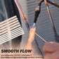 40Pcs 15% Silver Brazing Rods, Silver Solder Phos Copper Brazing Alloys Flat and Round Welding Rods for Air Conditioning Refrigerator Cold Storage HVAC Units (BCuP-2 20Pcs, BCuP-5 20Pcs)