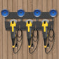 Angle Grinder Holder, Carbon Steel Angle Grinder Stand, Tool Holder Wall Mount, Efficient Angle Grinder Bracket, Versatile Angle Grinder Rack for Angle Grinder Tools Flap Cutting Discs