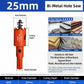 25mm Bi-Metal M42 High Speed Steel Hole Saw | with Pilot Drill Bit, Smooth Cutting Edge for PVC, Drywall, Wood, Plastic, Gypsum Board, Rubber, Thin Metal