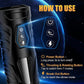 Automatic Male Masturbator Sex Toys for Men, Sync Pocket Pussy | 7 Thrusting & 7 Rotating Modes Adult Toy, Hands Free Male Sex Toys with LCD Display, Visual Window & Mounting Base Sex Machine