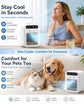 Portable Air Conditioners, Personal Cooling Fan with Humidifier, Rechargeable Mini Air Cooler for Car, Mini Air Conditioners with 2 Speeds for Home, Office, Bedroom, Camping