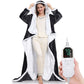 Wearable Heated Blanket Portable with Sleeves & Foot Pocket - Electric Snuggle Throw Blanket, 8 Heat Settings, 1-12H Auto Shut-Off, 50"x70"+14" Electric Blanket, for Her/Him/Family