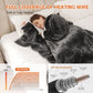 Wearable Heated Blanket Portable with Sleeves & Foot Pocket - Electric Snuggle Throw Blanket, 8 Heat Settings, 1-12H Auto Shut-Off, 50"x70"+14" Electric Blanket, for Her/Him/Family