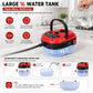 Versora Pro Car Steam Cleaner, 2500W Steam Cleaner, Lightweight High-Temp Steamer for Auto Detailing, Sofa, Tile & Grease, Large Tank + Brush Heads Included (White)
