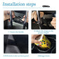 Car Trunk Organizer, Hanging Backseat Storage Bag, Backseat hanging trunk organizer with 4 Pockets, waterproof collapsible cargo bag, adjustable straps, Universal accessories Black