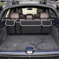 Car Trunk Organizer, Hanging Backseat Storage Bag, Backseat hanging trunk organizer with 4 Pockets, waterproof collapsible cargo bag, adjustable straps, Universal accessories Black