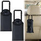 2 PCS Car Trash Bags, Car Accessories Washable Garbage Bag Hanging | Detachable Trash Can with Top Elastic Vent & Sticky Strap Bottom Opening, Seat Back Tash Bag for Cars,Travelling,Outdoor