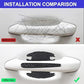 TPU Carbon Fiber Like Car Door Handle Cup Protective Sticker-8 PCS | Auto Door Paint Guard Car Door Cup Scratch Protection Films Universal Door Handle Cups Protective Pad