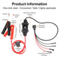 Universal Car Motor Diagnostic Tool, OBD2 Scanner & Battery Tester, Check Engine Light Code Reader, EPB Emergency Release Brake Bleeding Tool for Cars & Motorcycles