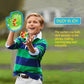 LED Toss and Catch Ball Game Set - 1 LED and 1 Regular Suction Cup Ball with 2 Easy-Grip Gloves - Beach Sports Toys for Kids - Outdoor Games for Backyard or Park - Easter Gift for Kids