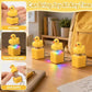 4 Pcs Duck Bound Button Keychain Anxiety Stress Relief Finger Clicker Portable LED Lights Fun Keychain Animal Button Fidget for Office Pranks Anxiety Relief Gift Sensory Goodie Bag Stuffers