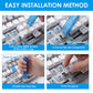 100 PCS Blue Mechanical Keyboard Switches Clickers with Upgraded 4-Claw Switch Puller & Brush, Dustproof Clicky Tactile Switches for Gaming Keyboards, 3D Prints