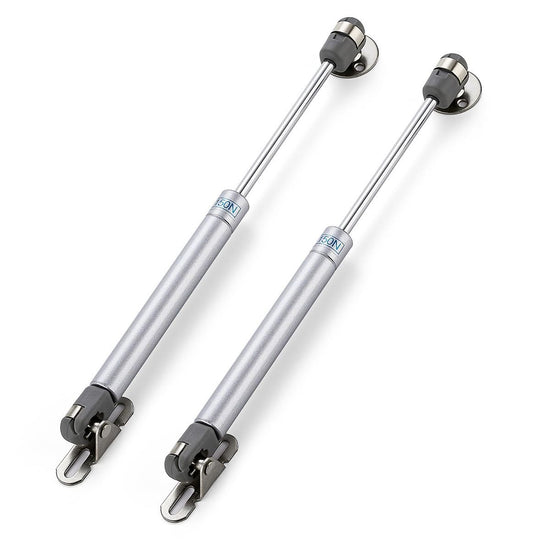 4 PCS, 150N/33 LB Silver Cabinet Gas Struts Lid Support, 10 Inch | Soft Open Doors, Kitchen Cabinets, Gas Shock Replacement, Lift Support Hinges, Cabinet Lids, Door Lifts, Hardware Update