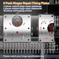 Cabinet Hinge Repair Plate Hinges Repair Fixing Plates Cabinet Repair Board | 6 PCS Stainless Steel Kitchen Cupboard Door Hinge Repair Brackets Kit, Cabinet Fixing Plate Bracket with Screw Universal