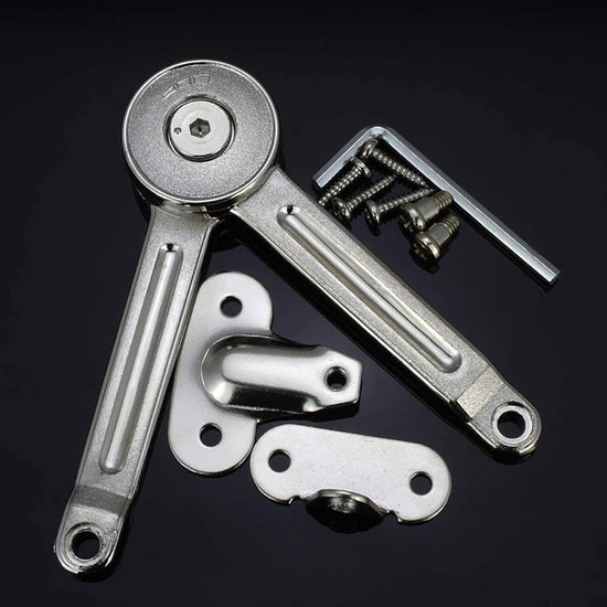 2 Packs Cabinet Cupborad Furniture Door Lift Stay Support Hinge Damper - Support Up to 100KG - Opening Angle 75°/90°/110° - Come with Hex Key