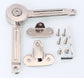 2 Packs Cabinet Cupborad Furniture Door Lift Stay Support Hinge Damper - Support Up to 100KG - Opening Angle 75°/90°/110° - Come with Hex Key