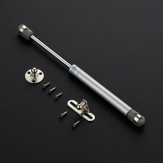 4 PCS, 120N/26 LB Silver Cabinet Gas Struts Lid Support, 10 Inch | Soft Open Doors, Kitchen Cabinets, Gas Shock Replacement, Lift Support Hinges, Cabinet Lids, Door Lifts, Hardware Update