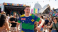 Australian Flag & Kangaroo Print Unisex O-Neck Short Sleeve T-Shirt Summer Breathable Cotton-Blend Streetwear Top（S）| Other styles Available in Store
