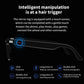 AI Smart Translation Glasses: 110+ Languages, Photochromic Lenses, Bluetooth – Ideal for Travel, Business & Daily Use（black）