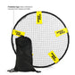 W3 Ball Original Roundnet Game Set, 4-Player Outdoor Volleyball with 3 Balls, Net & Bag for Lawn, Sand & Indoors