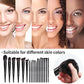 Black Professional Makeup Brush Set (18-Piece): Cruelty-Free, Versatile for Foundation, Blush & Eyeshadow, Ideal for Aussies