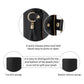 Black Travel Jewelry Case: 3-Layer PU Cylinder Organizer for Necklaces, Earrings, Gifts for Travelers & Jewelry Lovers