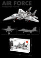 Christmas gift F-15 Eagle Fighter Jet Building Blocks Set, 223 Pieces Military Aircraft Model Kit for Kids & Enthusiasts（F15 fighter）